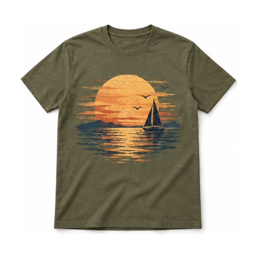 Sunset Sail Graphic Tee